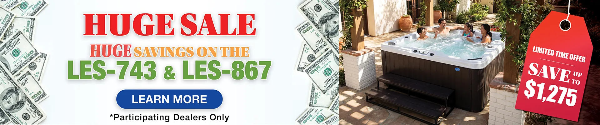 Calspas hot tub being used in a family setting - Dubuque